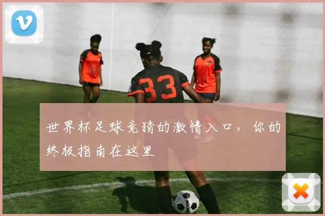 世界杯足球竞猜的激情入口,你的终极指南在这里